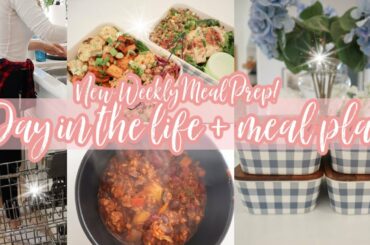 SUNDAY DAY IN THE LIFE // MEAL PLAN AND PREP // ORGANIZE WITH ME