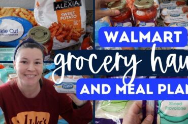 New Walmart Grocery Haul and Meal Plan on a Budget | What My Family Eats in a Week | Grocery Budget