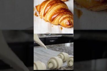 Crispy & Flaky: Master the Art of French Croissants at Home #shorts