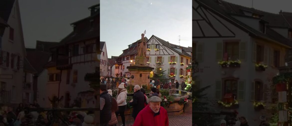 Eguisheim France A Real Christmas Fairy Tale ( full video on My channel ) #shorts Eguisheim France A Real Christmas Fairy Tale ( full video on My channel ) #shorts
