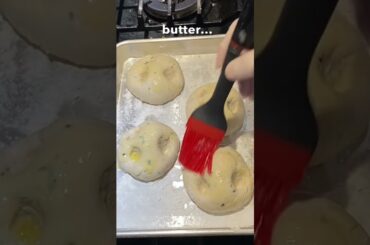 Puffed-up Buttery Herb Rolls.