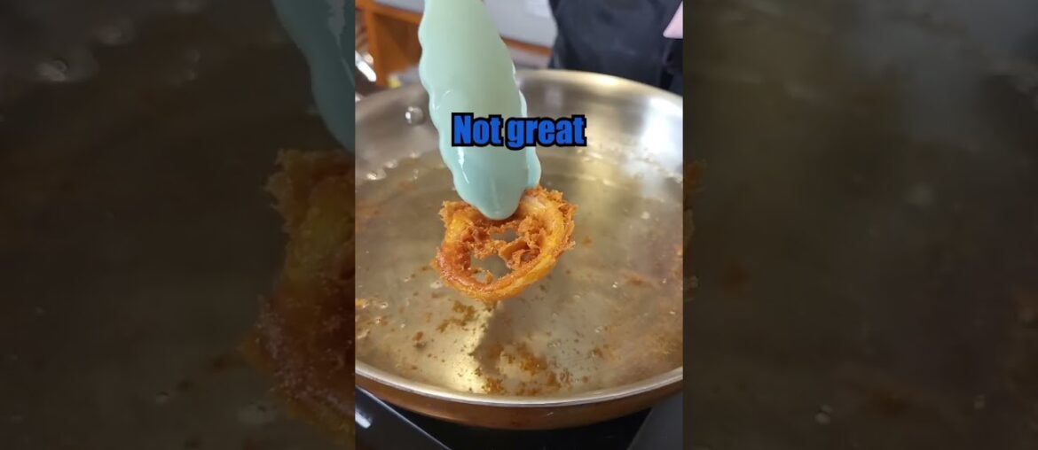 The worst tasting recipe so far (onion rings) The worst tasting recipe so far (onion rings)