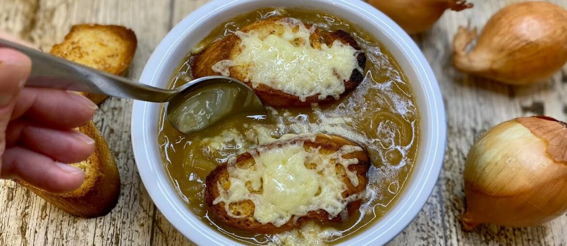 Homemade Classic French Onion Soup! Homemade Classic French Onion Soup!
