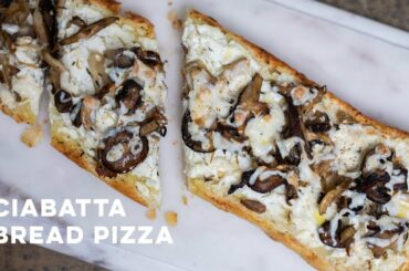 Ciabatta Bread Pizza Three Ways -  French Bread Pizza is a Great Super Bowl Recipe Idea