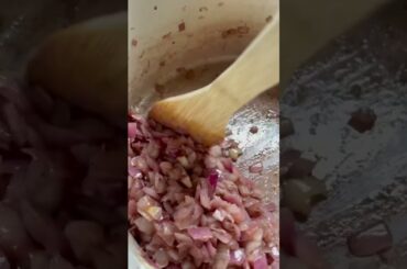 One pot French onion risotto #Shorts #youtubeshorts