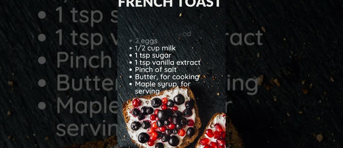 French Toast #youtubeshorts #youtube #ytshorts #recipe