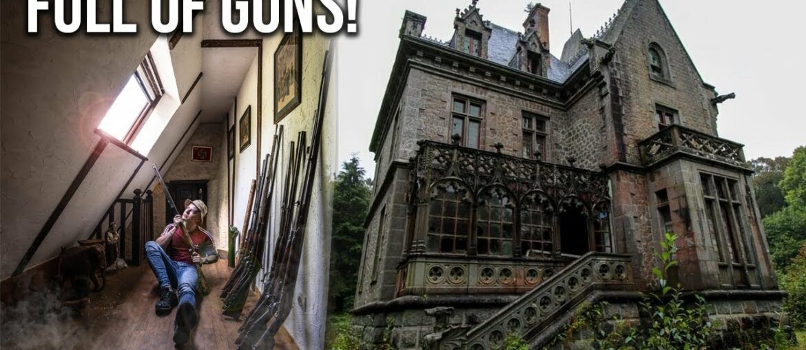 FULL OF GUNS - Top Secret Abandoned Military Officer's Mansion in France