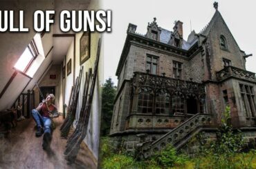 FULL OF GUNS - Top Secret Abandoned Military Officer's Mansion in France