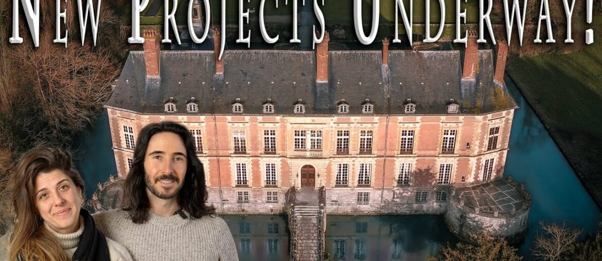 Tearing Into Our Chateau Office Walls!  | New Curtains and New Renovation Designs