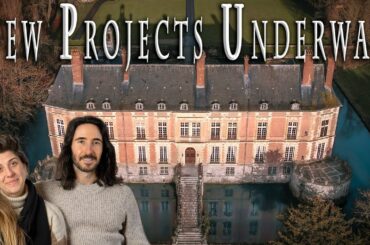 Tearing Into Our Chateau Office Walls!  | New Curtains and New Renovation Designs