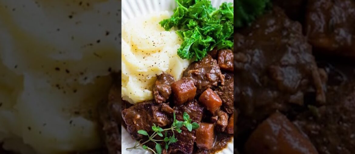 Beef Bourguignon#food #french #youtubeshorts #tryout #france #five #todiefor
