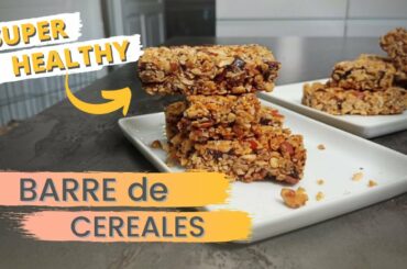 Tu DOIS TESTER cette recette de BARRES DE CEREALES !!