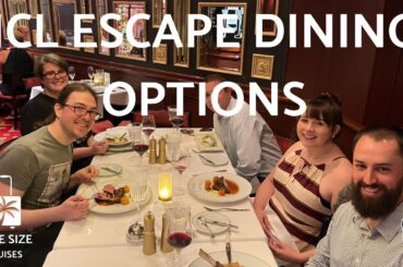 NCL Dining Options with Menus - #nclescape #ncl #cruising
