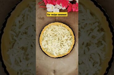 Snacks|fusion recipe French veg tart /Quiches#shorts #shortvideo #viral