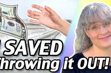 I LITERALLY threw Money Out THE DOOR and was GLAD I DID!  Tightwad Tuesday!