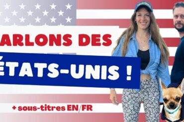 1 hour AUTHENTIC French conversations about USA (with subtitles)