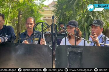 Fight for Calangute house & property continues, while French lady lives in the dark inside.