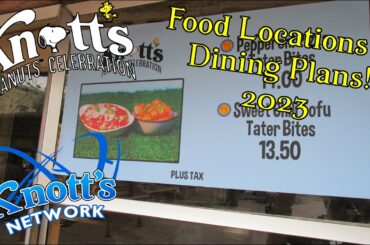 Knott's Berry Farm Peanuts Celebration Meal Plan Food Guide 2023 (Revised)