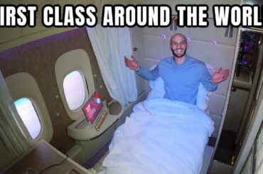 I FLEW 85 HOURS AROUND THE WORLD IN FIRST CLASS