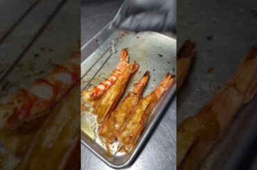 HUGE SHRIMP!! Partage is the best French restaurant off the Strip in Las Vegas