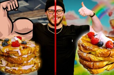 PROTEIN vs GOURMET French Toast! (61g PROTEIN!)
