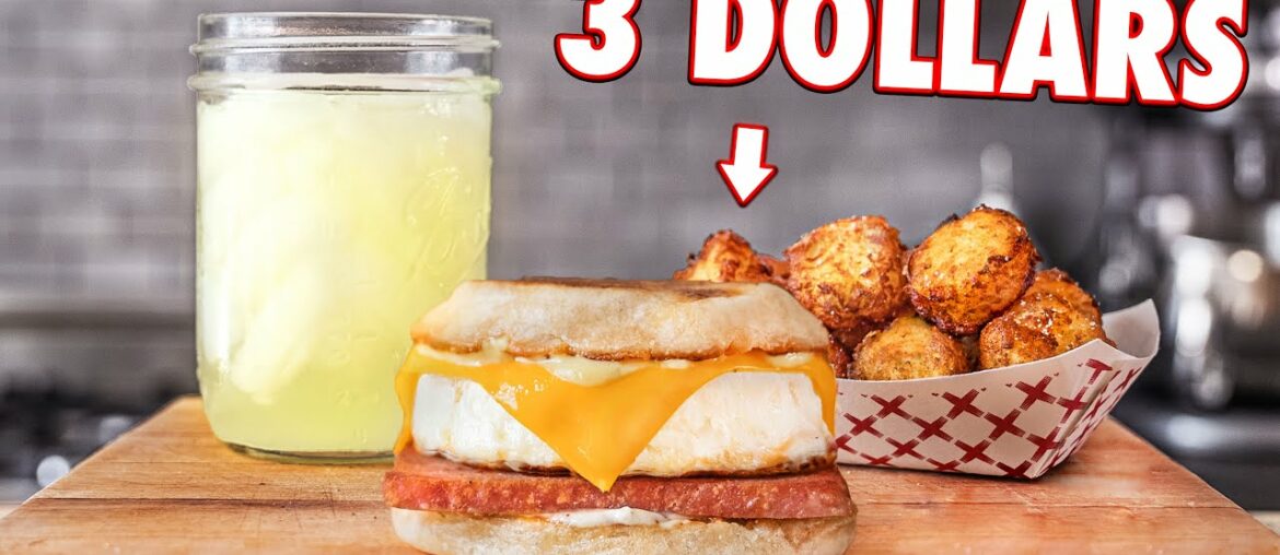 3 Dollar Gourmet Breakfast Sandwich Meal | But Cheaper