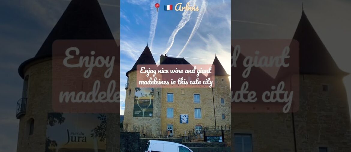 In Arbois to buy Giant madeleines and nice wine #virtualtour #4kwalk #francetour