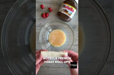 Cook time: 0 hours 15 minutes  Foodies Recipes @Gourmetfoodies NUTELLA FRENCH TOAST ROLL UPS