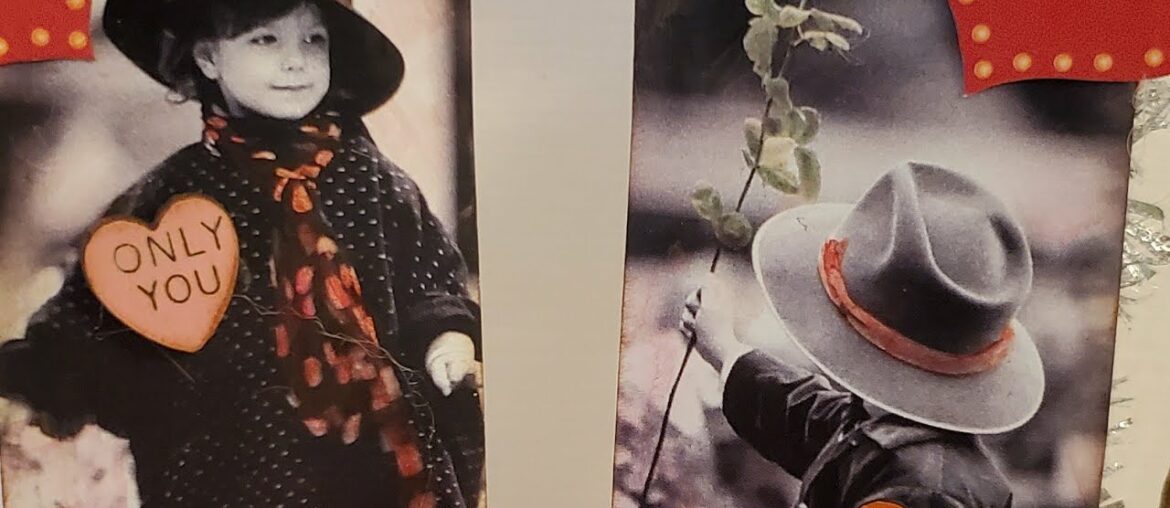 From French Fry Bag to a Fabulous Valentine; Valentine's Day Cutie; Table Topper/Sitter;HeartsTinsel