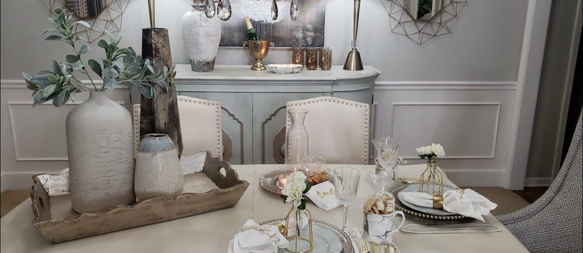 Simple Elegant Spring Dining Room | New Furniture