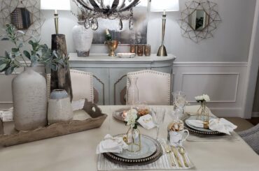 Simple Elegant Spring Dining Room | New Furniture