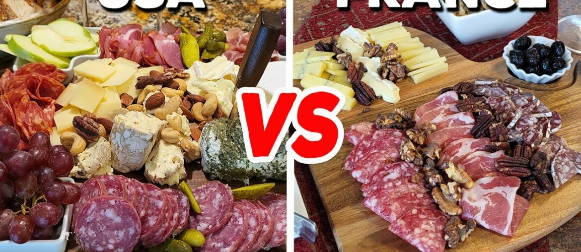 Making a French Charcuterie Board (in France vs. in the US)