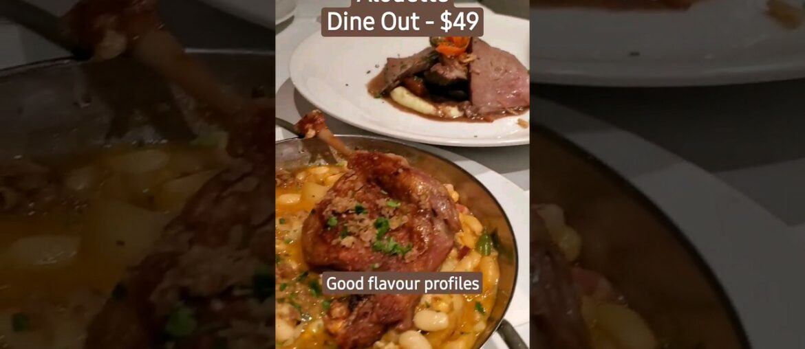 Dine Out Vancouver - Alouette Bistro. $49 menu for French fine dining