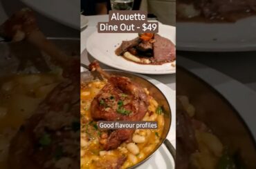 Dine Out Vancouver - Alouette Bistro. $49 menu for French fine dining