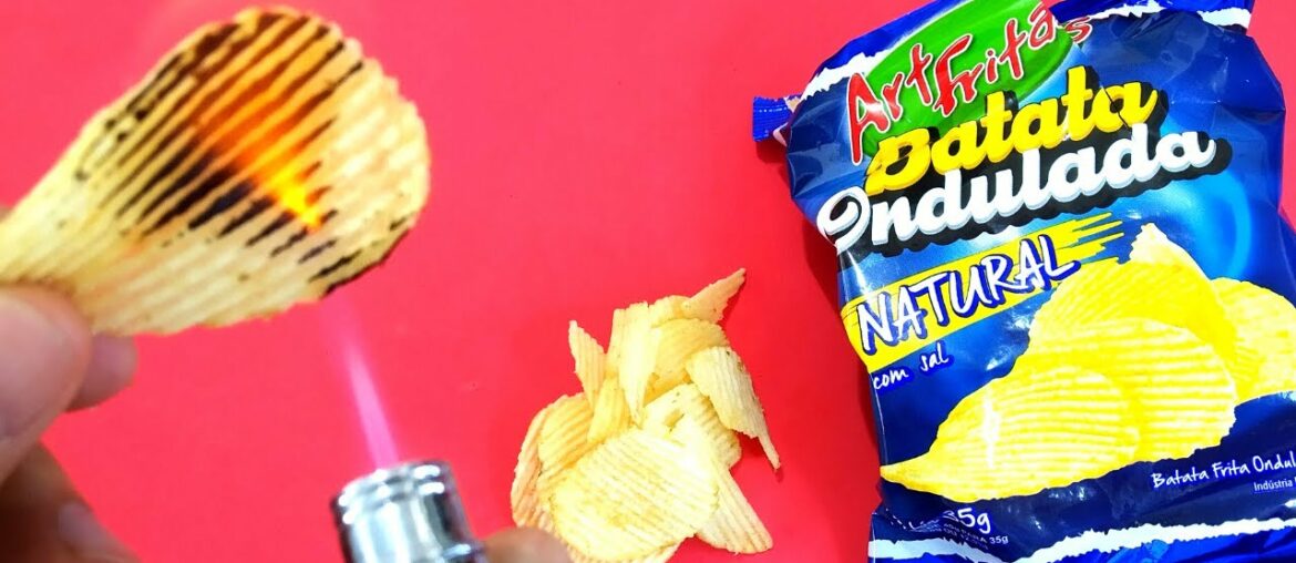 Satisfying video french fries fire experiment Sweets chocolates and ASMR yummy Rainbow love serenade