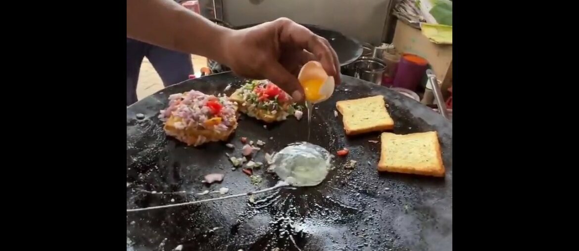 Famous Half Boiled French Toast | Indian Street Food @AamchiMumbai #shorts