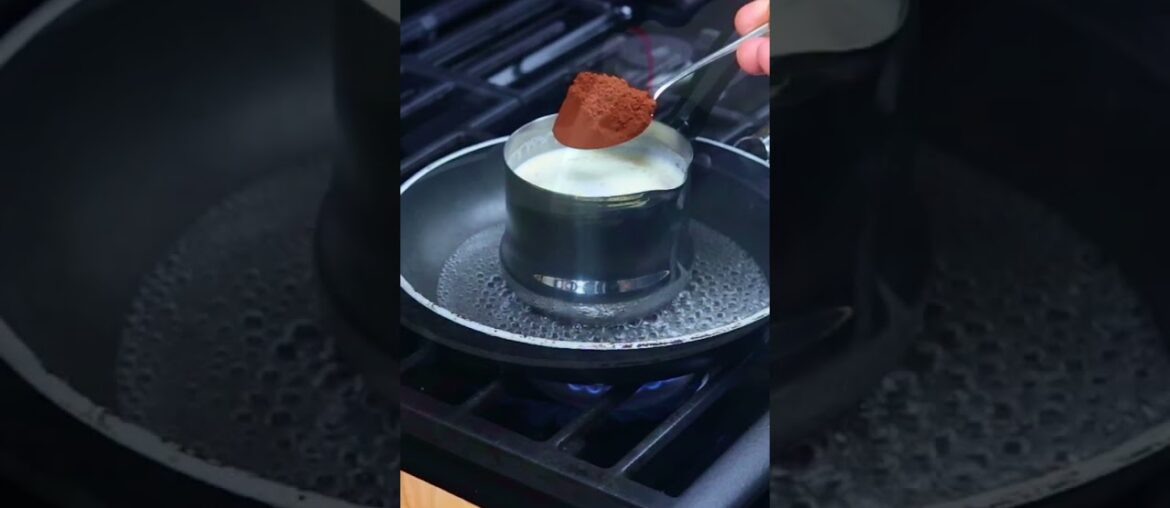 #shorts Hot Chocolate the Way They Make it in France #shorts Hot Chocolate the Way They Make it in France