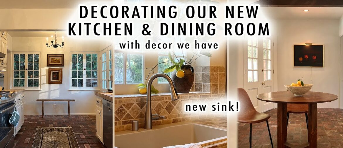 Decorating Our New KITCHEN & DINING ROOM (with decor we already have) | XO, MaCenna Decorating Our New KITCHEN & DINING ROOM (with decor we already have) | XO, MaCenna