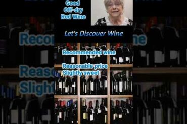 Valentine off-dry Red wine @Let's Discover Wine #wine #offdrywine #semisweetwine #redwine #shorts