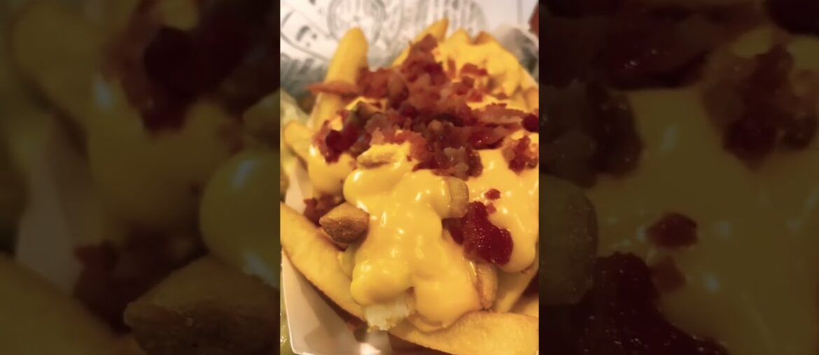 Philly Cheese Steak and Gourmet Fries #food #fries #philly #viralshort