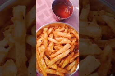 homemade crispy French fries# recipe# shorts