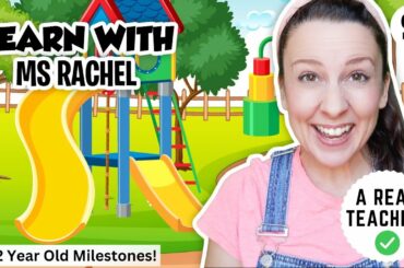 Toddler Learning Video with Ms Rachel | 2 Year Old Milestones, Speech & Social Skills for Toddlers