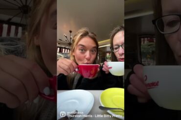 Ah so much French food. Food brings people together.