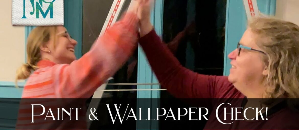 Dining Room WALLPAPER is Done! | Manor & Maker