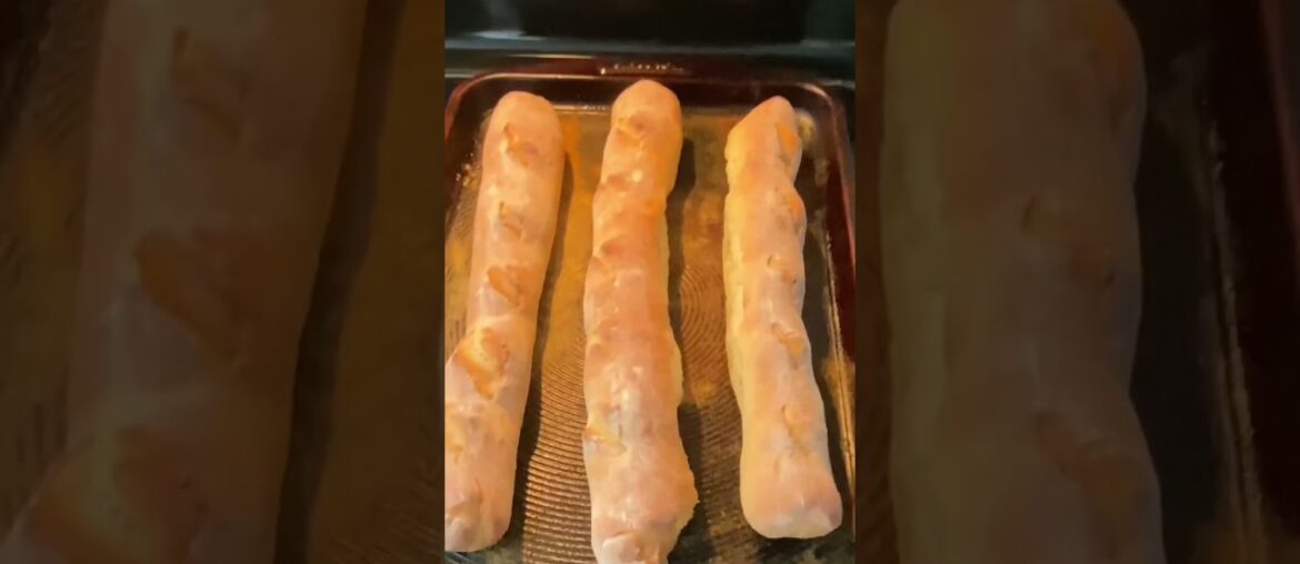 French baguettes/ i think I got it right recipe #kingarthurbaking #shorts