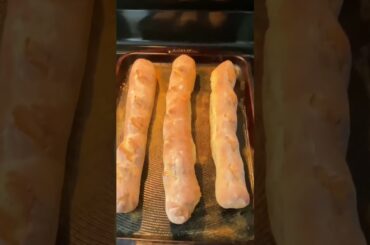 French baguettes/ i think I got it right recipe #kingarthurbaking #shorts
