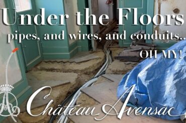 Under the Floors, pipes, and wires, and conduits, OH MY !