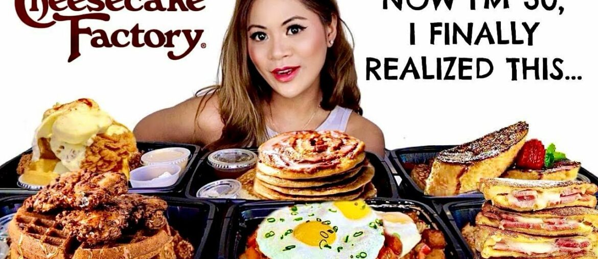 THE CHEESECAKE FACTORY BRUNCH MENU MUKBANG