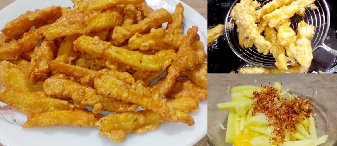 Crispy Egg French Fries | Easy Fries Recipe | Egg Snacks recipe Crispy Egg French Fries | Easy Fries Recipe | Egg Snacks recipe