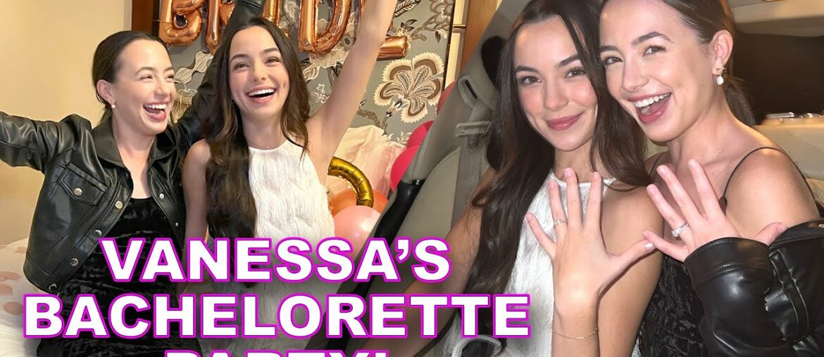 Vanessa’s Surprise Bachelorette Party! - Merrell Twins